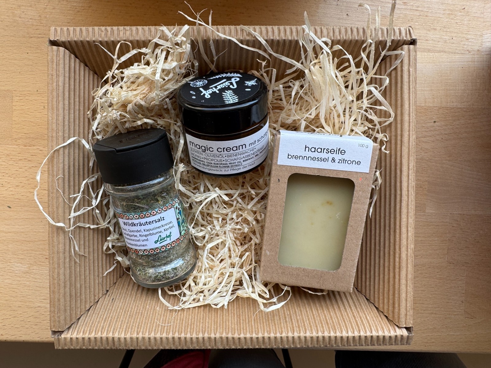 Introduction Gift Set — original client photo